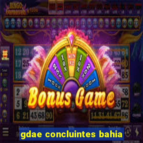 gdae concluintes bahia